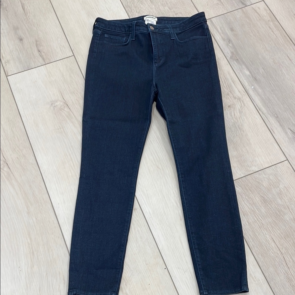 L'AGENCE Blue Skinny Jeans Classic Stretch